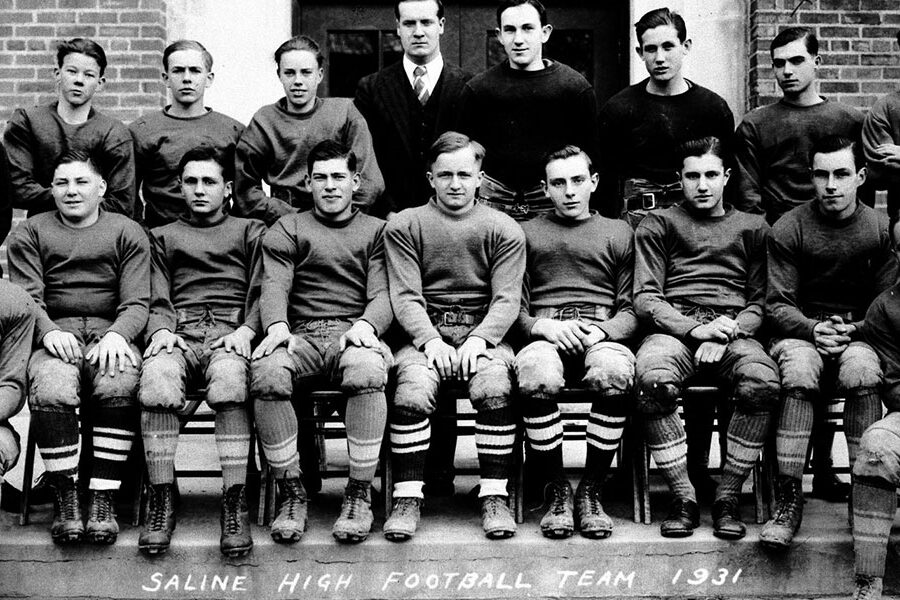 Saline High football team 1931