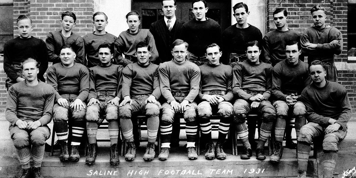 Saline High football team 1931