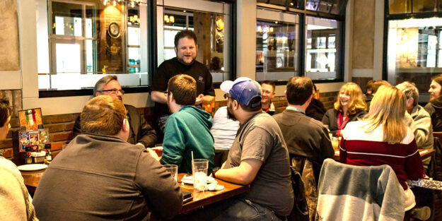 QS 20th anniversary pizza celebration