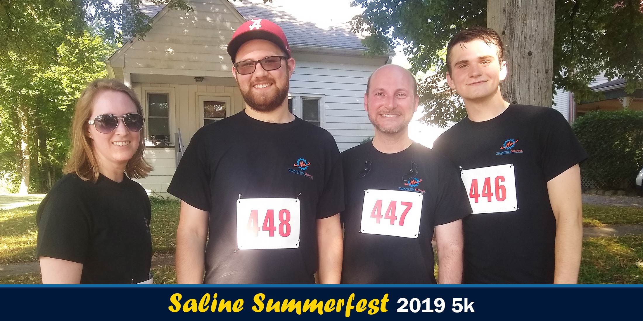 Saline Summerfest 2019 5k group photo